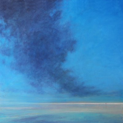 Nube naciente, 2021 (Óleo sobre lienzo) de Derek Hare