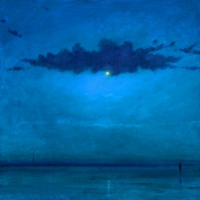La ilusión de la calma, 2022 (Óleo sobre lienzo) de Derek Hare