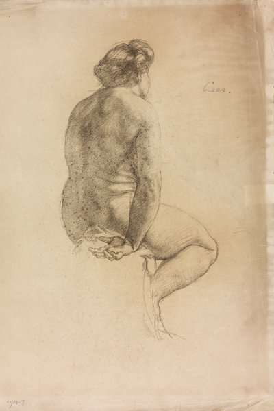 Estudio de una figura femenina de Derwent Lees