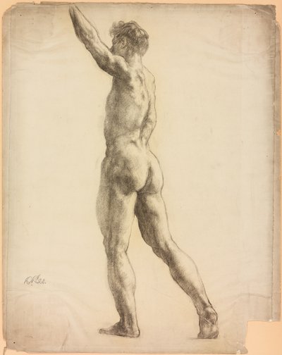 Estudio de una figura masculina de Derwent Lees