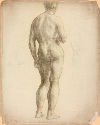Estudio de una figura masculina de Derwent Lees