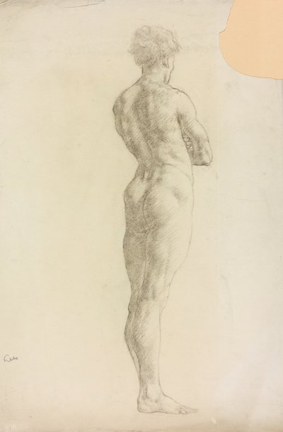 Estudio de una figura masculina de Derwent Lees