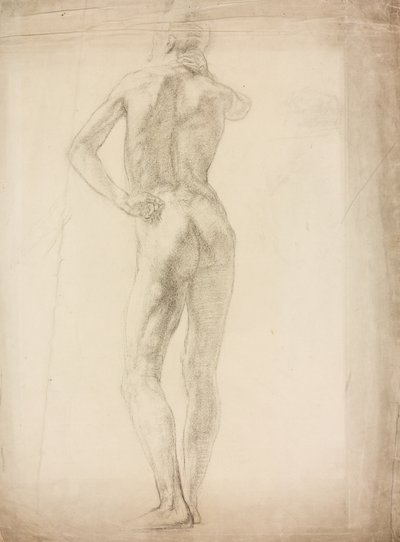 Estudio de una figura masculina de Derwent Lees