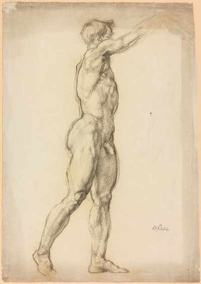 Estudio de una figura masculina de Derwent Lees