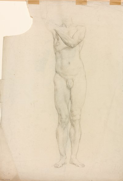 Estudio de una figura masculina de Derwent Lees