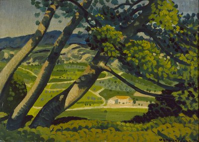 Árboles, Provenza, 1912 de Derwent Lees