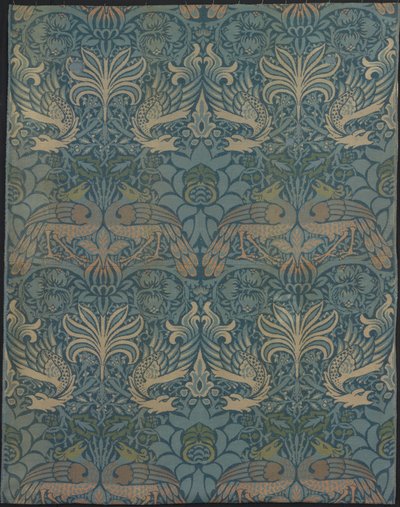 Panel Titulado Pavo Real y Dragón de Designed by William Morris