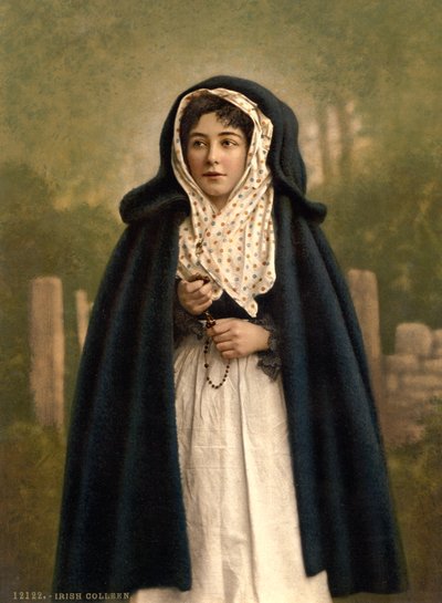 Colleen irlandesa, 1890 de Detroit Photographic Co.