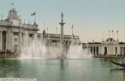 Fuente de Neptuno, Exposición Trans-Mississippi, 1898 de Detroit Photographic Co.
