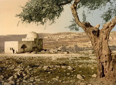 Tumba de Raquel, Jerusalén, Tierra Santa, c.1890-c.1900 (impresión fotocromática) de Detroit Photographic Co.