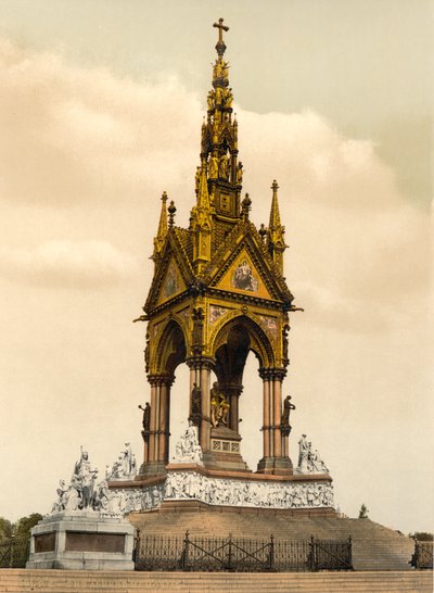 Memorial de Albert, Londres, c.1890-1900 de Detroit Publishing Co.
