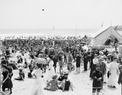 Atlantic City, la hora del baño de Detroit Publishing Co.