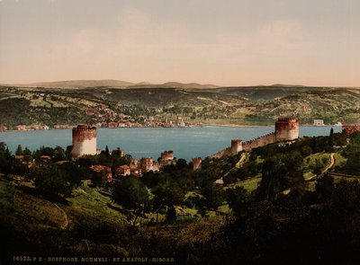 Bósforo, Rumeli y Anadali-Hissar, c.1890-1900 (foto cromática) de Detroit Publishing Co.