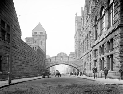 Puente de los Suspiros, Pittsburgh, Pensilvania de Detroit Publishing Co.