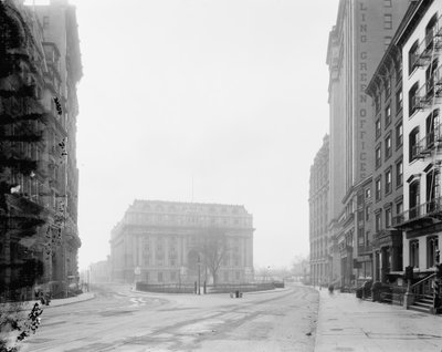 Aduana y Bowling Green, Nueva York, N.Y., c.1907-10 de Detroit Publishing Co.