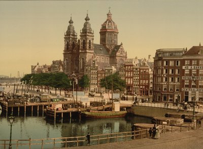 Nicolaaskerk, Ámsterdam, 1890-90 de Detroit Publishing Co.