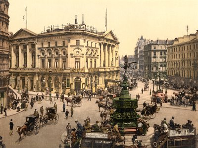 Piccadilly Circus, Londres, c.1890-1900 de Detroit Publishing Co.