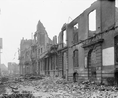 Ruinas en el borde de Chinatown, San Francisco de Detroit Publishing Co.