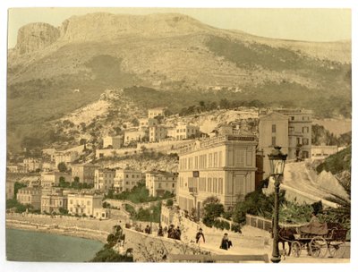 Frente al Mar, Monte Carlo, Riviera, Mónaco de Detroit Publishing Co.