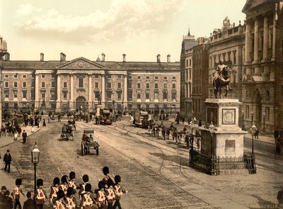 College Green, Dublín, c.1890-1900 de Detroit Publishing Co.