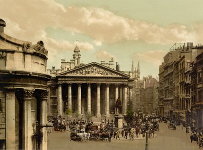 Royal Exchange, Londres, c.1890-1900 de Detroit Publishing Co.