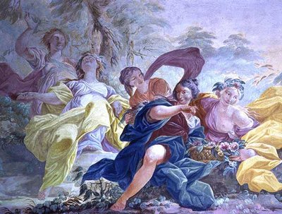 Escena mitológica de Diacinto (attr.) Fabbroni