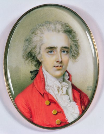 Retrato en miniatura de un hombre, 1787 de Diana Dietz