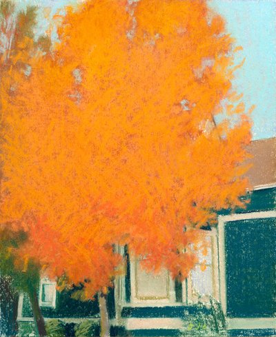 Its Fall Again, 2023 (pastel sobre papel) de Diana Jahns