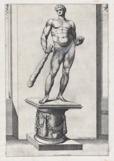 Speculum Romanae Magnificentiae: Hércules con las manzanas de las Hespérides de Diana Mantuana
