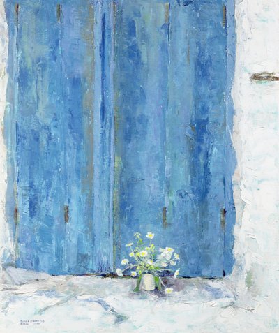 Persiana azul, 1990 de Diana Schofield