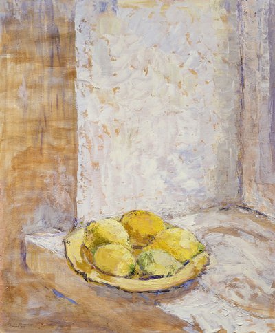 Limones en el alféizar de la ventana, 1993 de Diana Schofield