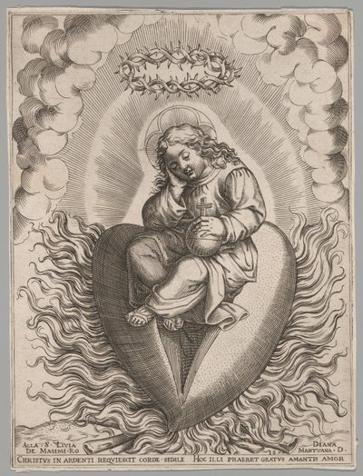 El pequeño salvador de Diana Scultori