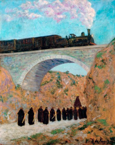 Viernes Santo en Castilla, 1904 de Diario or Dario de Regoyos y Valdes