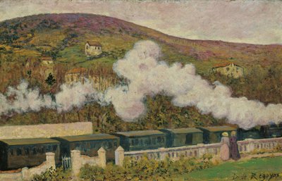 El paso del tren de Diario or Dario de Regoyos y Valdes