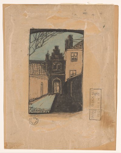 Kloosterpoort, Hoorn (título original del objeto) de Dick Ket (signed by artist)