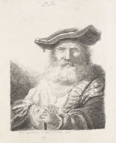 Viejo con boina de Diederik Jan Singendonck