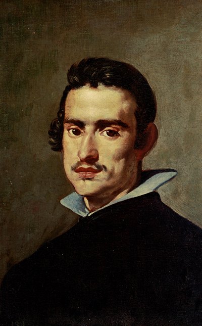 Busto de joven (autorretrato), c.1623 (óleo sobre lienzo) de Diego Rodriguez de Silva y Velazquez