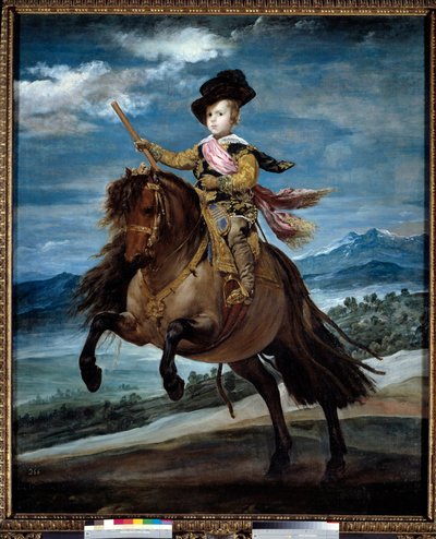 Retrato ecuestre del Príncipe Baltasar Carlos (1629-1646) de Diego Velázquez