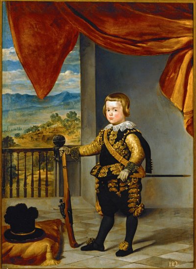Niño Baltasar Carlos ... (pintura sobre lienzo) de Diego Rodriguez de Silva y Velazquez