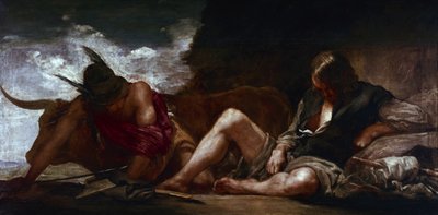 Mercurio y Argo, c.1659 (óleo sobre lienzo) de Diego Rodriguez de Silva y Velazquez