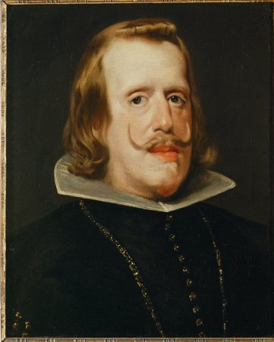 Felipe IV, rey de España, hijo del rey Felipe III y de la archiduquesa María Ana, hija del emperador Fernando III ... de Diego Rodriguez de Silva y Velazquez