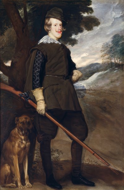 Felipe IV con traje de caza de Diego Velázquez