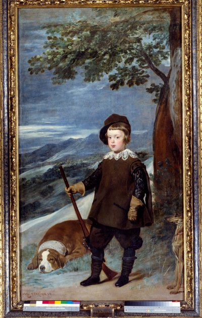 Retrato en atuendo de caza del Príncipe Baltasar Carlos de España de Diego Velázquez