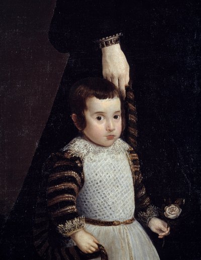 Retrato de Antonia de Ipenarrieta con su hijo Luis (detalle) de Diego Velázquez