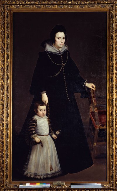 Retrato de Antonia de Ipenarrieta con su hijo Luis de Diego Velázquez