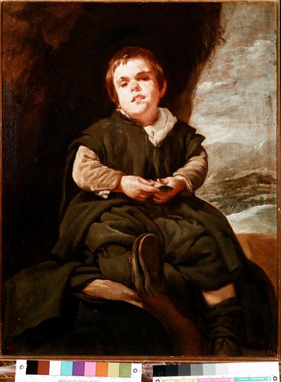 Retrato de Don Francisco Lezcano, enano de la Corte de España de Diego Velázquez