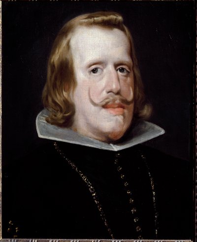Retrato de Felipe IV, Rey de España, ca. 1652-1653 de Diego Velázquez