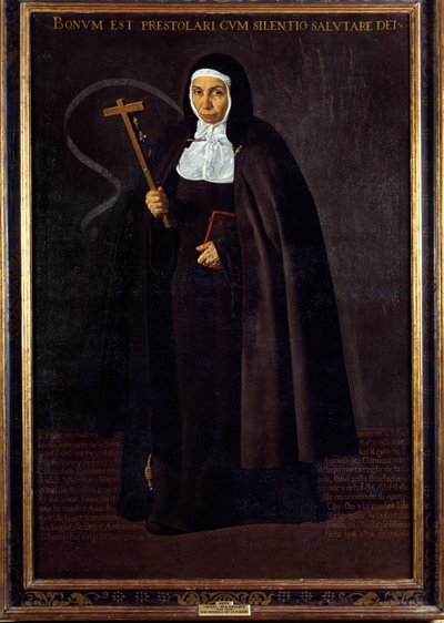 Retrato de la madre Jerónima de la Fuente de Diego Velázquez