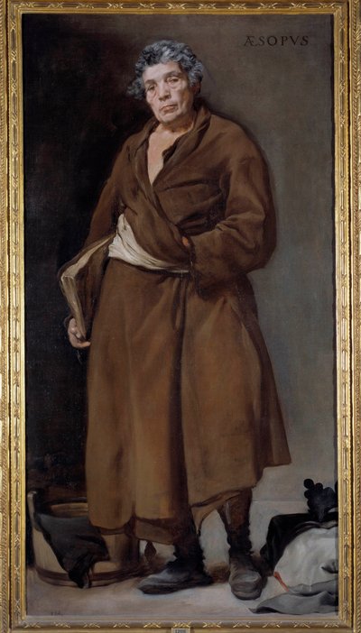 Retrato del escritor griego Esopo (siglo VI a.C.) de Diego Velázquez