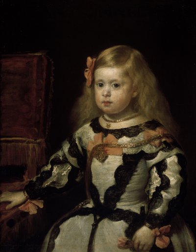Retrato de la Infanta Margarita a los 4 años de edad de Diego Rodriguez de Silva y Velazquez